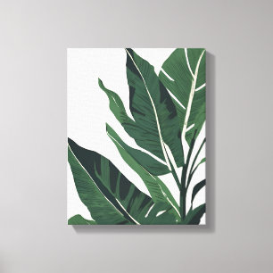 Toile OEuvre murale tropicale luxuriante