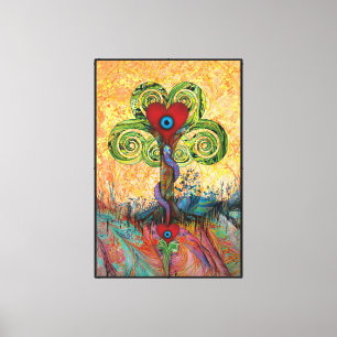 Toile Œuvre originale : Arbre de Vie, Amour & Sagesse