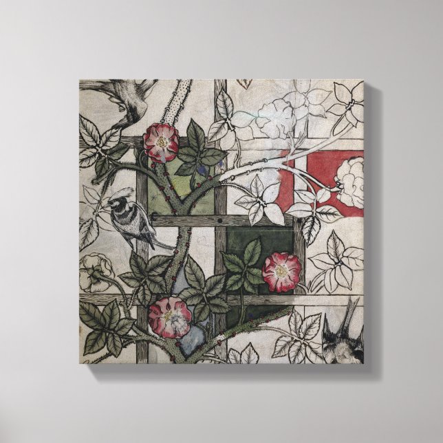 Toile OEuvre originale pour la conception de papier pein (Recto)