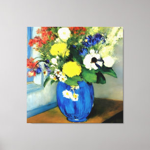 Toile Oeuvre Serene Flower Vase