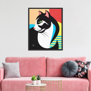 Toile Œuvres d'art pour les amoureux des chats