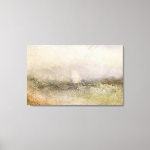 Toile Off the Nore : Vent et eau, 1840-1855 (huile sur p