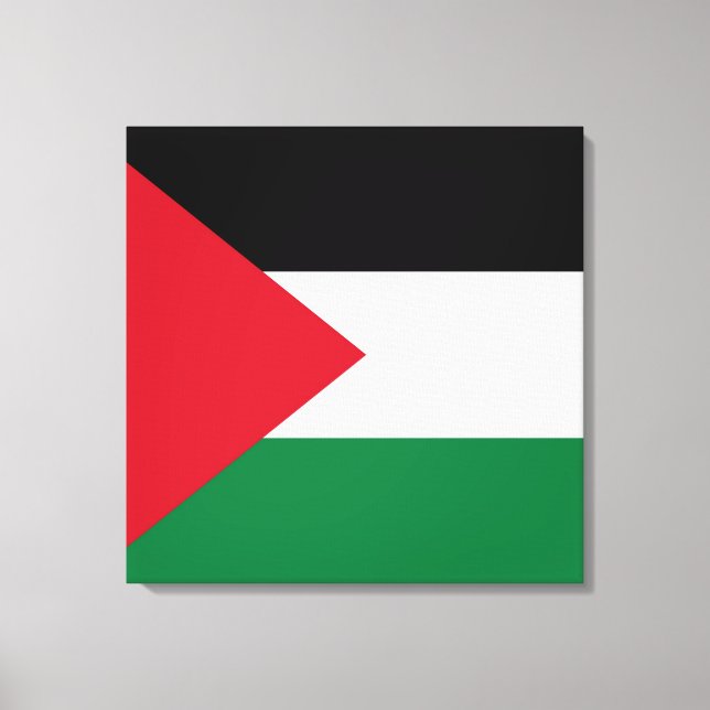 Toile officiellement le drapeau de l'État de Palestine (Recto)