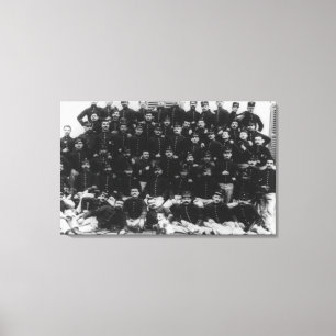 Toile Officiers d'infanterie grecs PhotographieGrèce