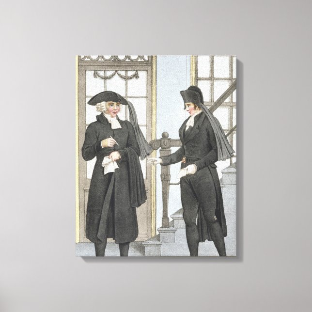 Toile Officiers funéraires d'Amsterdam, illustration de (Recto)