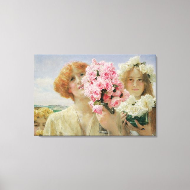 Toile Offrande d'été par Sir Lawrence Alma-Tadema (Recto)