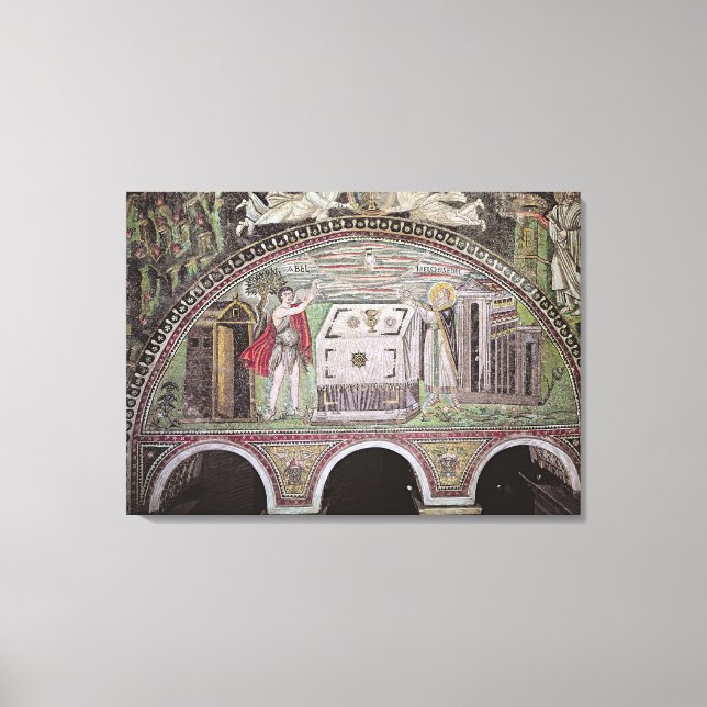 Toile Offre Abel et Melchisedech à l'autel (Recto)