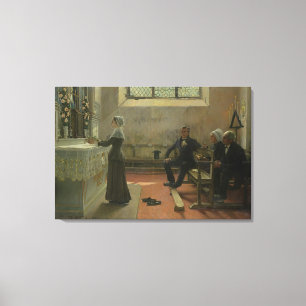 Toile Offrir à la Vierge le jour d'après le