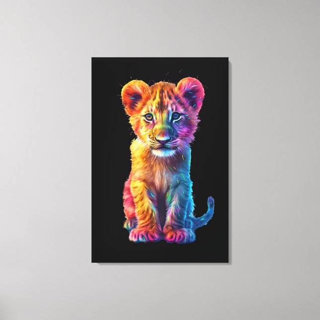 Toile Oh Bébé Gros Chat Petit  (Recto)