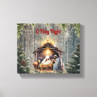 Oh Sainte Nuit : Une Scène de Nativité Intemporell