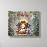 Oh Sainte Nuit : Une Scène de Nativité Intemporell