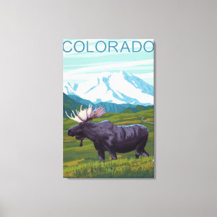 Toile Oie avec MountainColorado