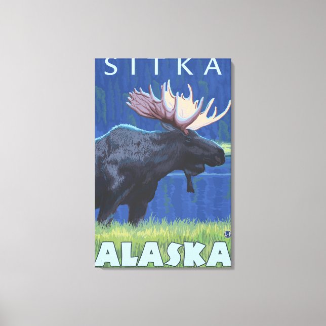 Toile Oie de nuit - Sitka, Alaska (Recto)
