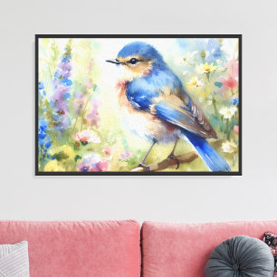 Toile Oiseau chanteur de soleil