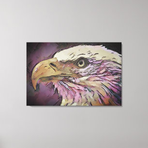 Toile Oiseau de Bald Eagle
