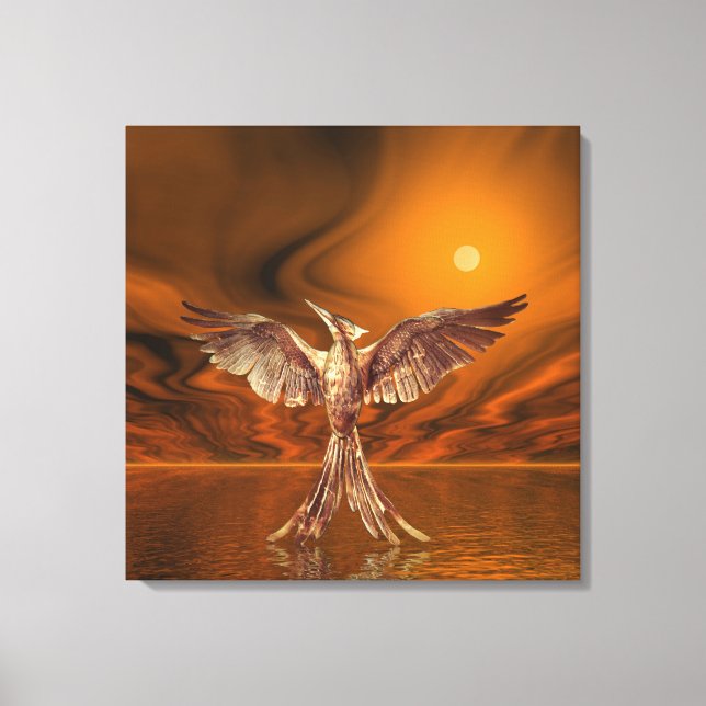 Toile Oiseau de feu doré (Recto)