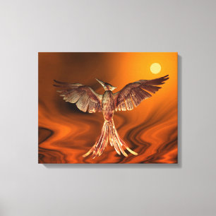 Toile Oiseau de feu doré