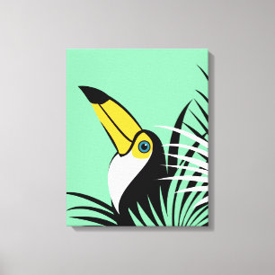 Toile Oiseau de la Jungle Toco Toucan