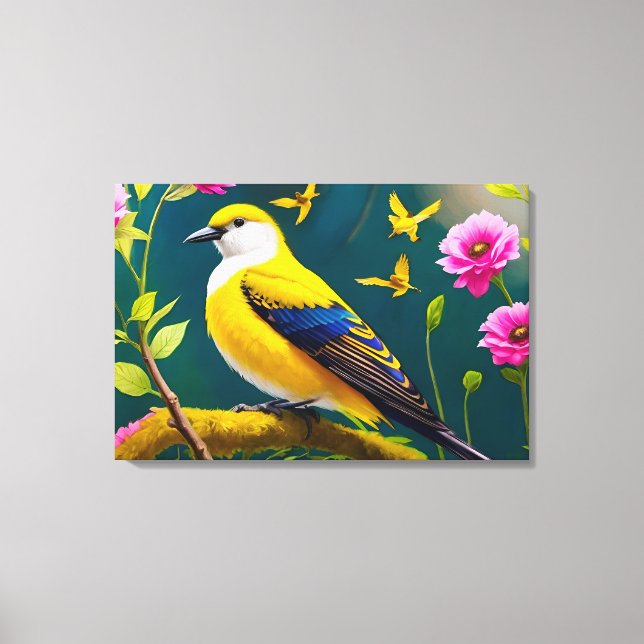 Toile Oiseau doré (Recto)