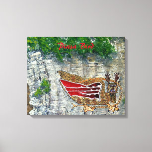 Toile Oiseau Piasa légende amérindienne de l'Illinois