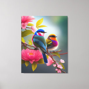 Toile Oiseaux