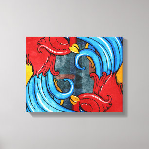 Toile Oiseaux de tatouage