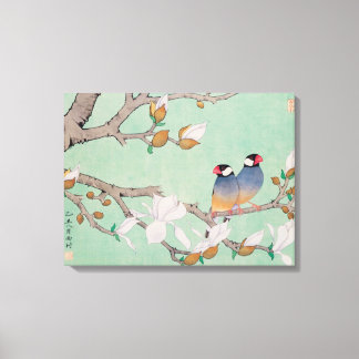 Toile Oiseaux jumeaux dans les Branches Cancas