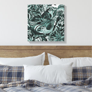Toile Oiseaux Mignons En Art Vintage Forestier