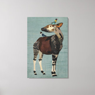 TOILE OKAPI & FEATHERS