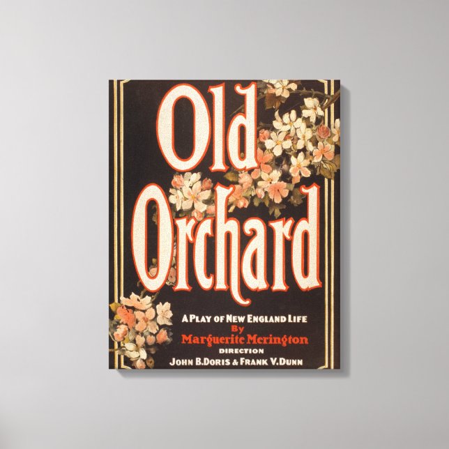 Toile Old Orchard une pièce de New England Life Poster (Recto)