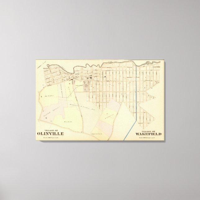 Toile Olinville, Wakefield, New York (Recto)