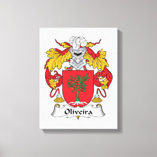 Toile Oliveira Family Crest