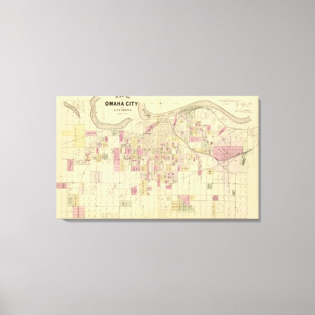 Toile Omaha City, Nebraska (Recto)