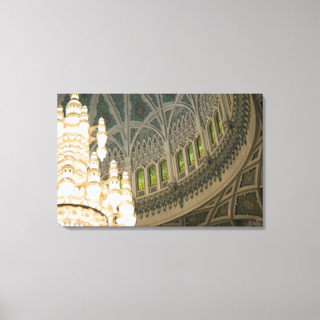 Toile Oman, Mascate, mosquée du sultan Qaboos (Recto)