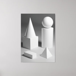 Toile Ombrage géométrique des formes