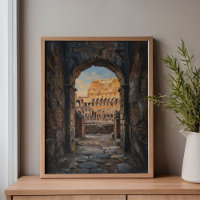 Ombres du Colisée de Rome Architrave Art