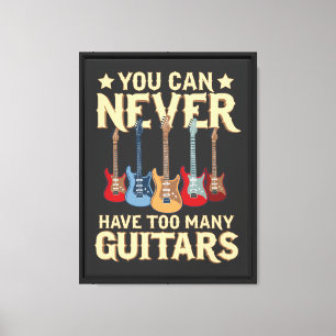 Toile On n'a jamais trop de guitares