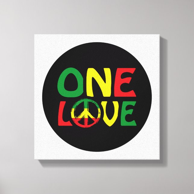 Toile One Love, Reggae design (Recto)