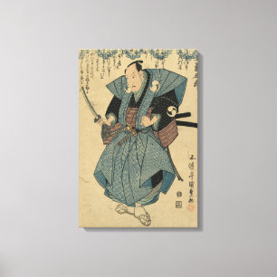 Toile Onoe Kikugoro III - acteur circa le cru 1824-1830