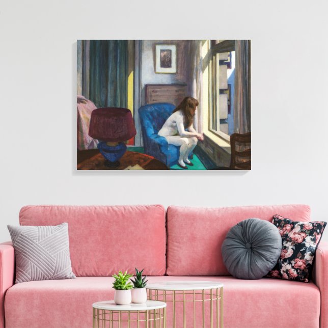 Toile Onze heures | Edward Hopper | (Insitu(Salon))