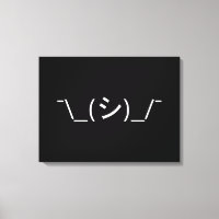 Oops Shrug Emoticon ; -\_(シ)_/