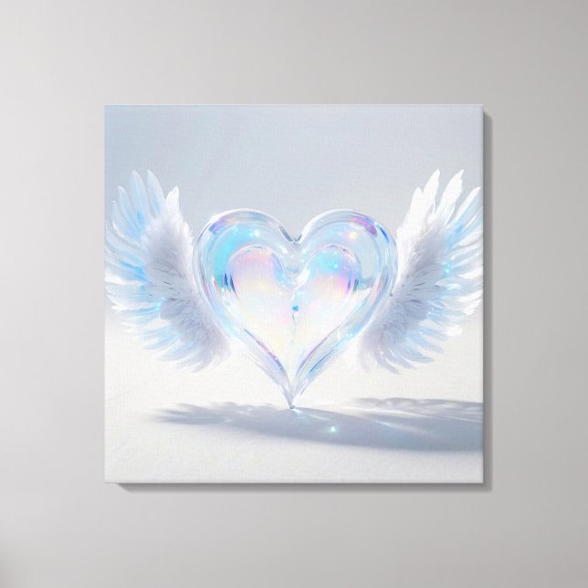 Toile *~* Opal Crystal Heart Angel ailes AP78 (Recto)