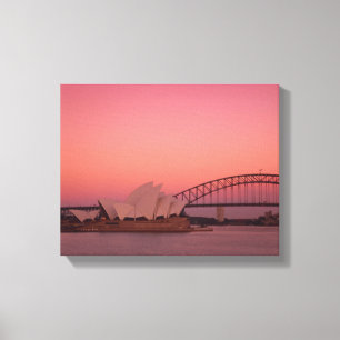 Toile Opéra de Sydney et Harbour, Nouvelle-Galles du Sud