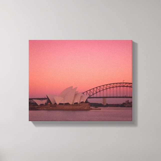 Toile Opéra de Sydney et Harbour, Nouvelle-Galles du Sud (Recto)