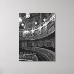 Toile Opéra du palais de Versailles en France vintage