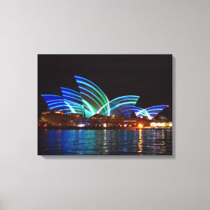 Toile opéra sydney rayé