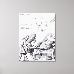 Toile Opération chirurgicale pour amputer une jambe