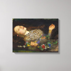 Toile Ophélie Peinture De John Everett Millais