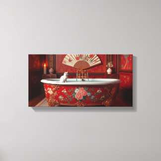 Toile Ophélie Prend Un Bain