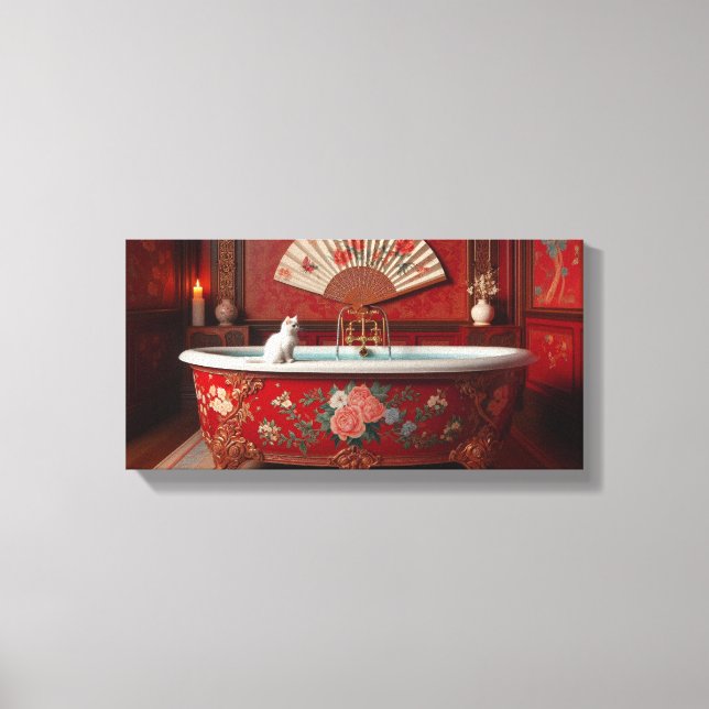 Toile Ophélie Prend Un Bain (Recto)